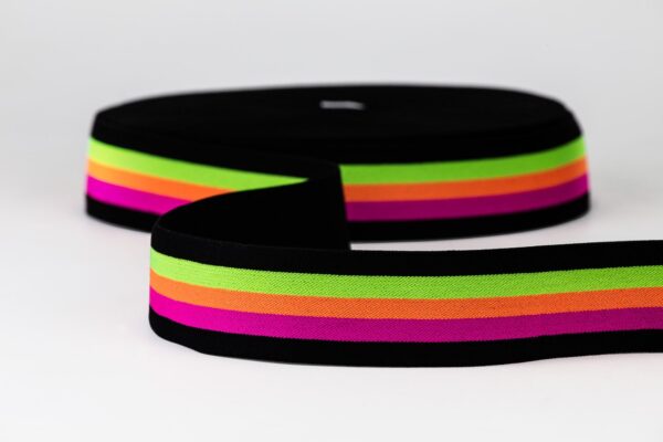 Elástico Viena 40- Cor Neon Colors - Indusfios Distribuidora